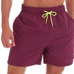 Qwave Surf Shorts - Plain Maroon